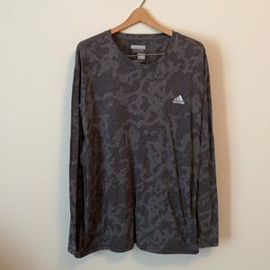 Adidas Aeroknit Climacool Long Sleeved Shirt Charcoal XXL